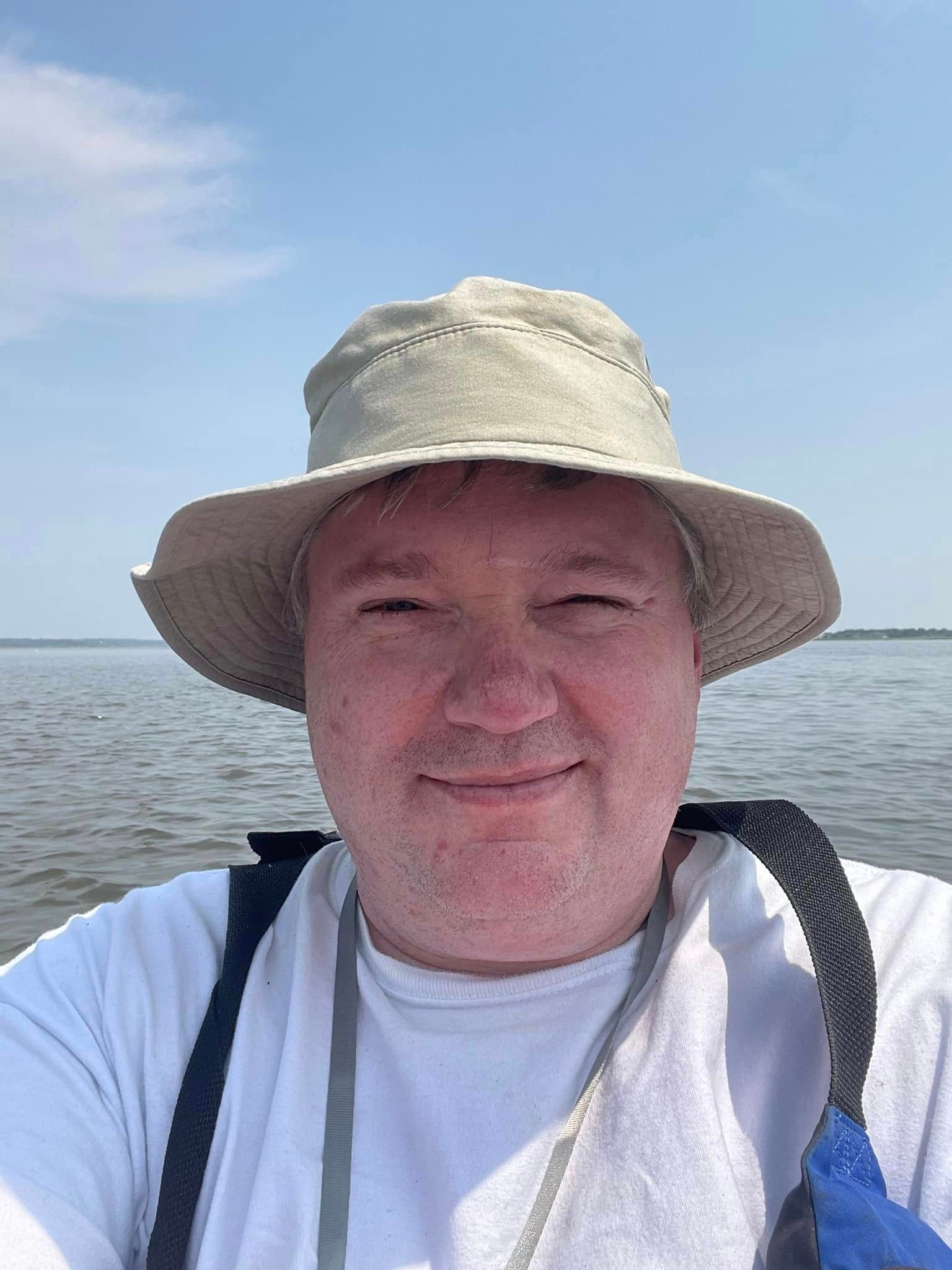 Ray kayaking on the water