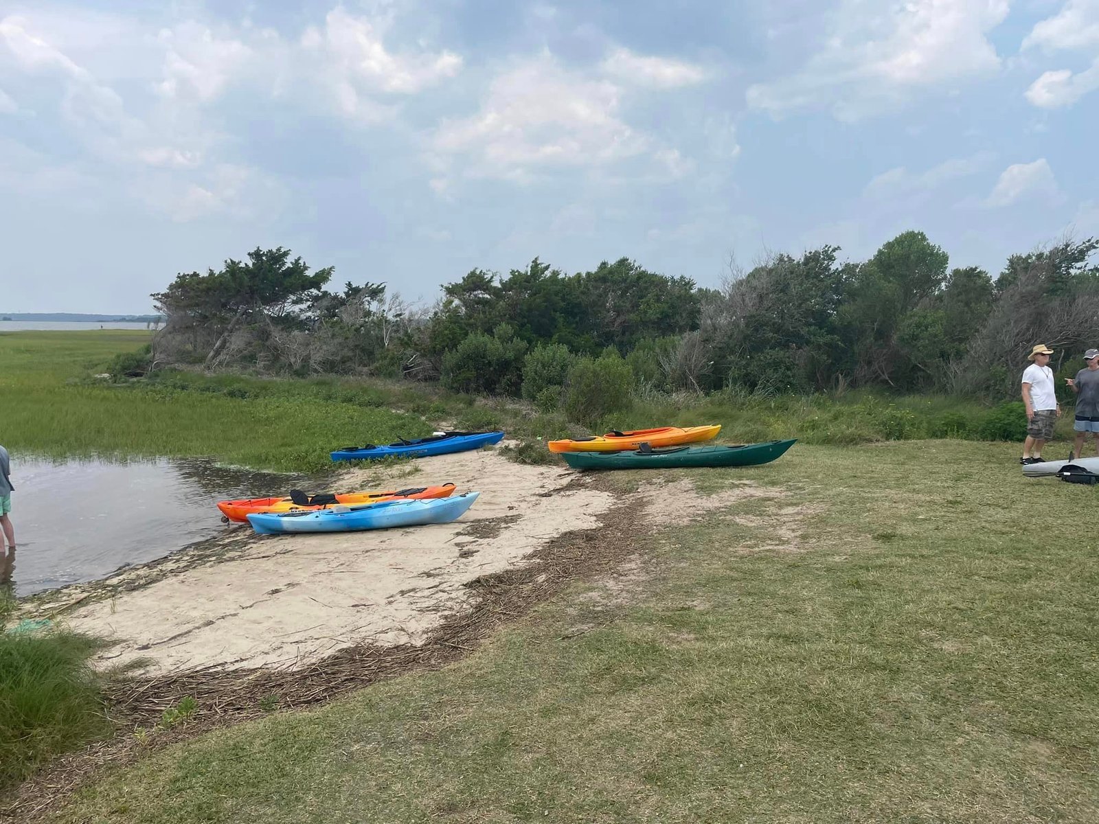 Ray out kayaking